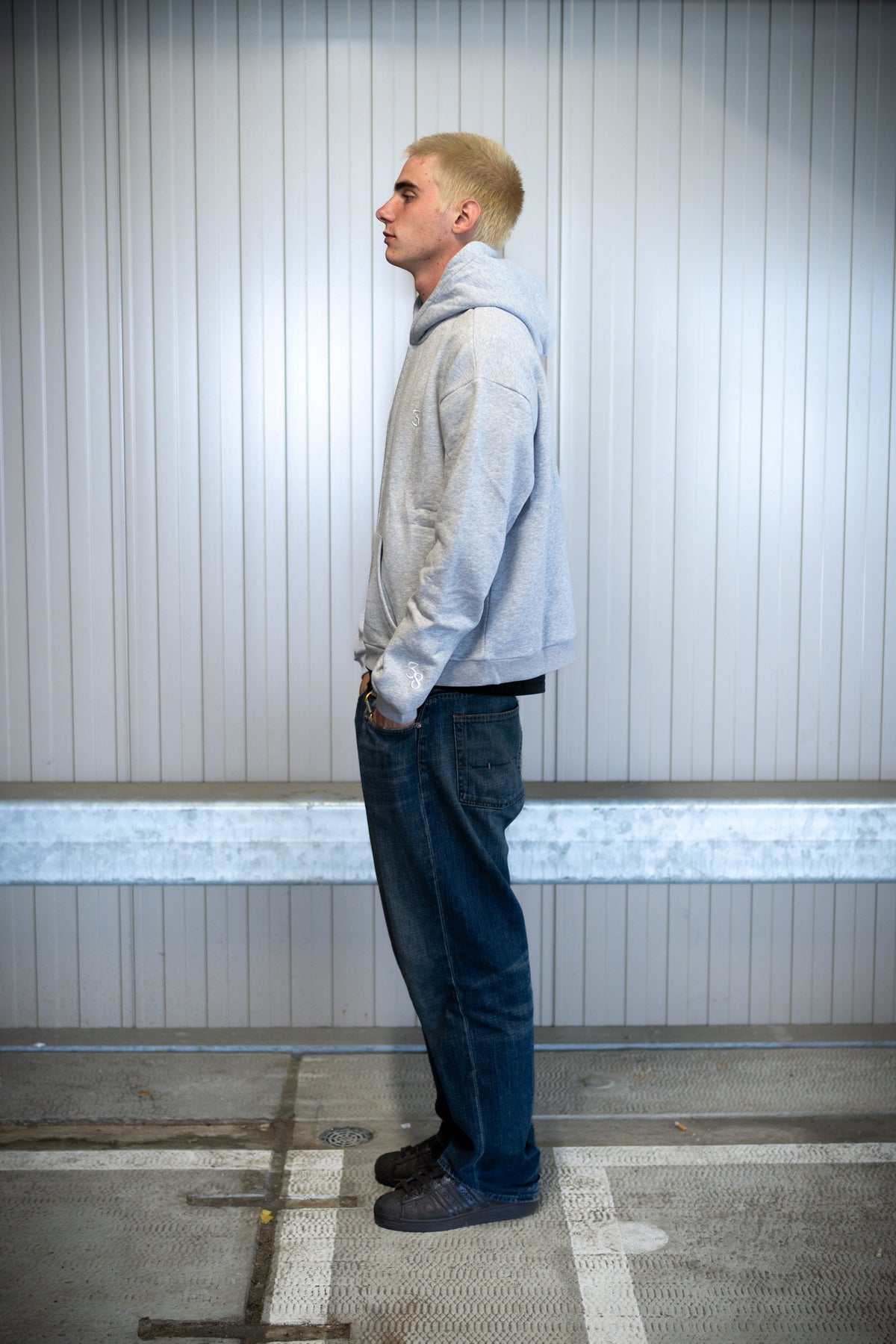 Grijze Hoodie