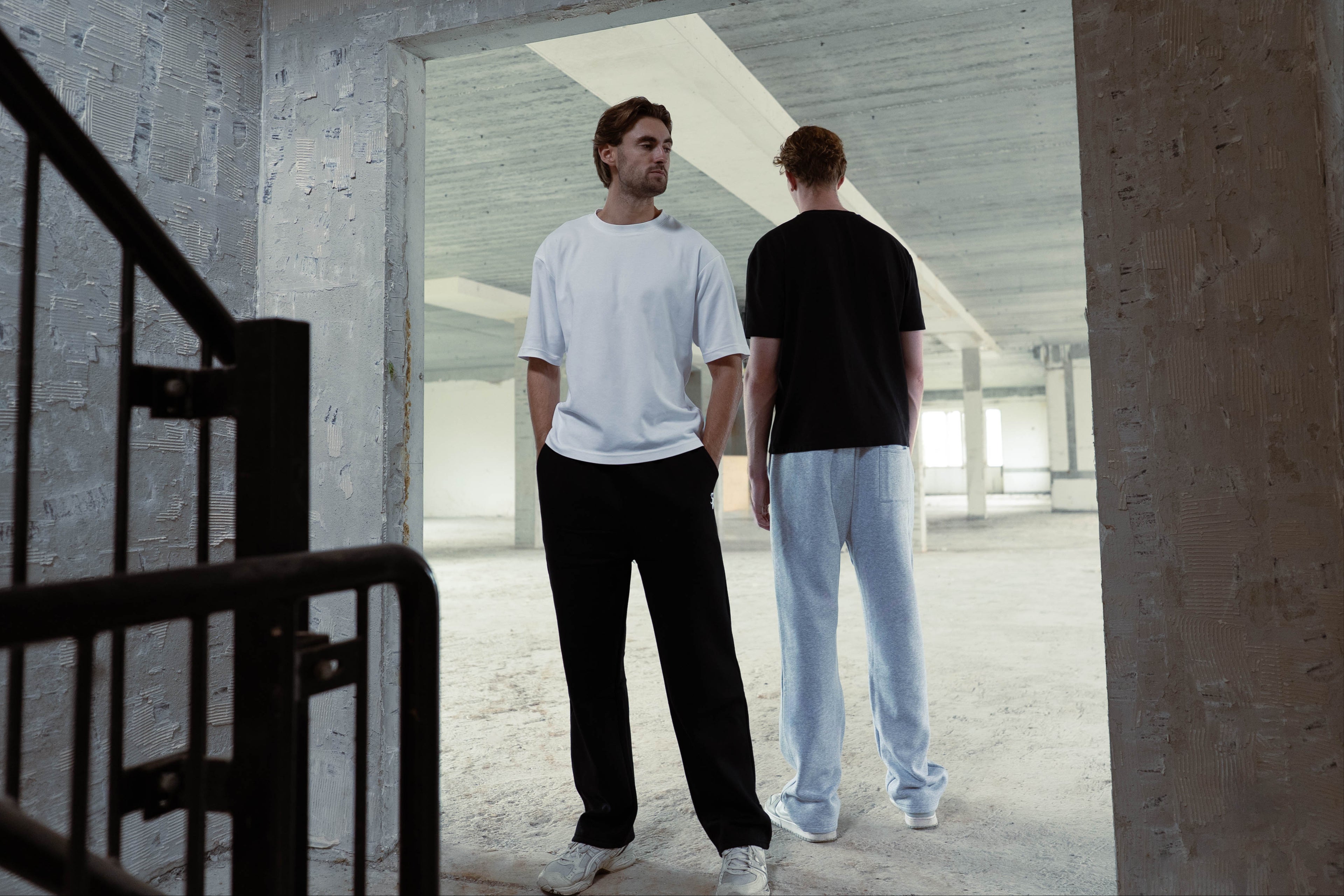 Zwart en Grijze Joggingbroeken