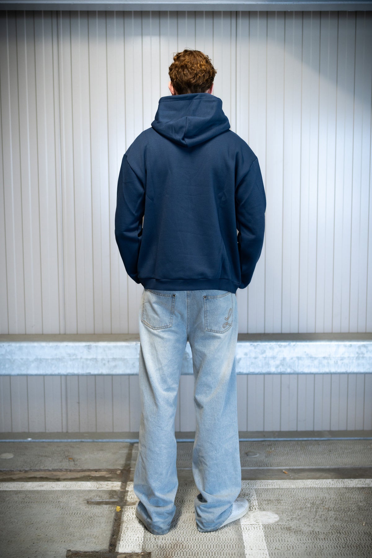 Blauwe Hoodie