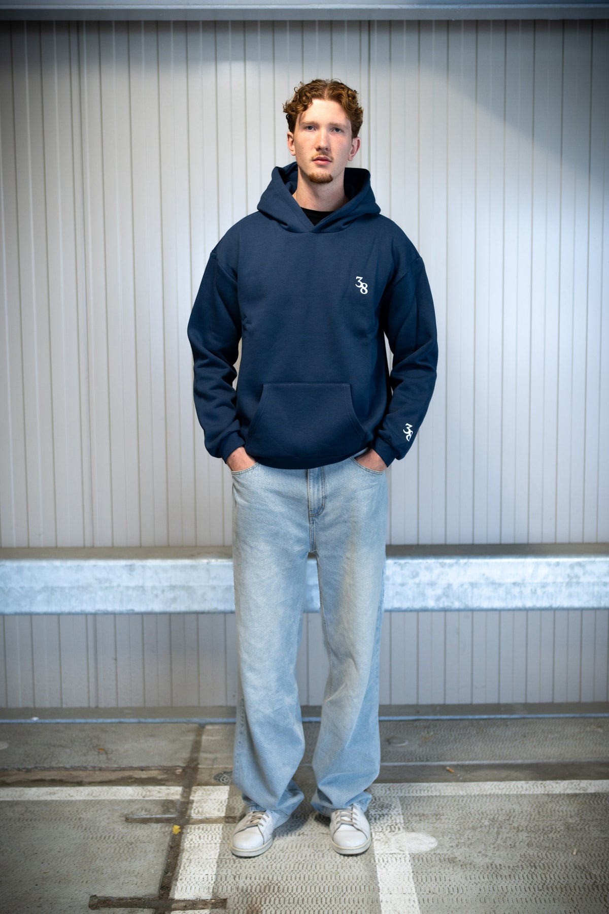 Blauwe Hoodie