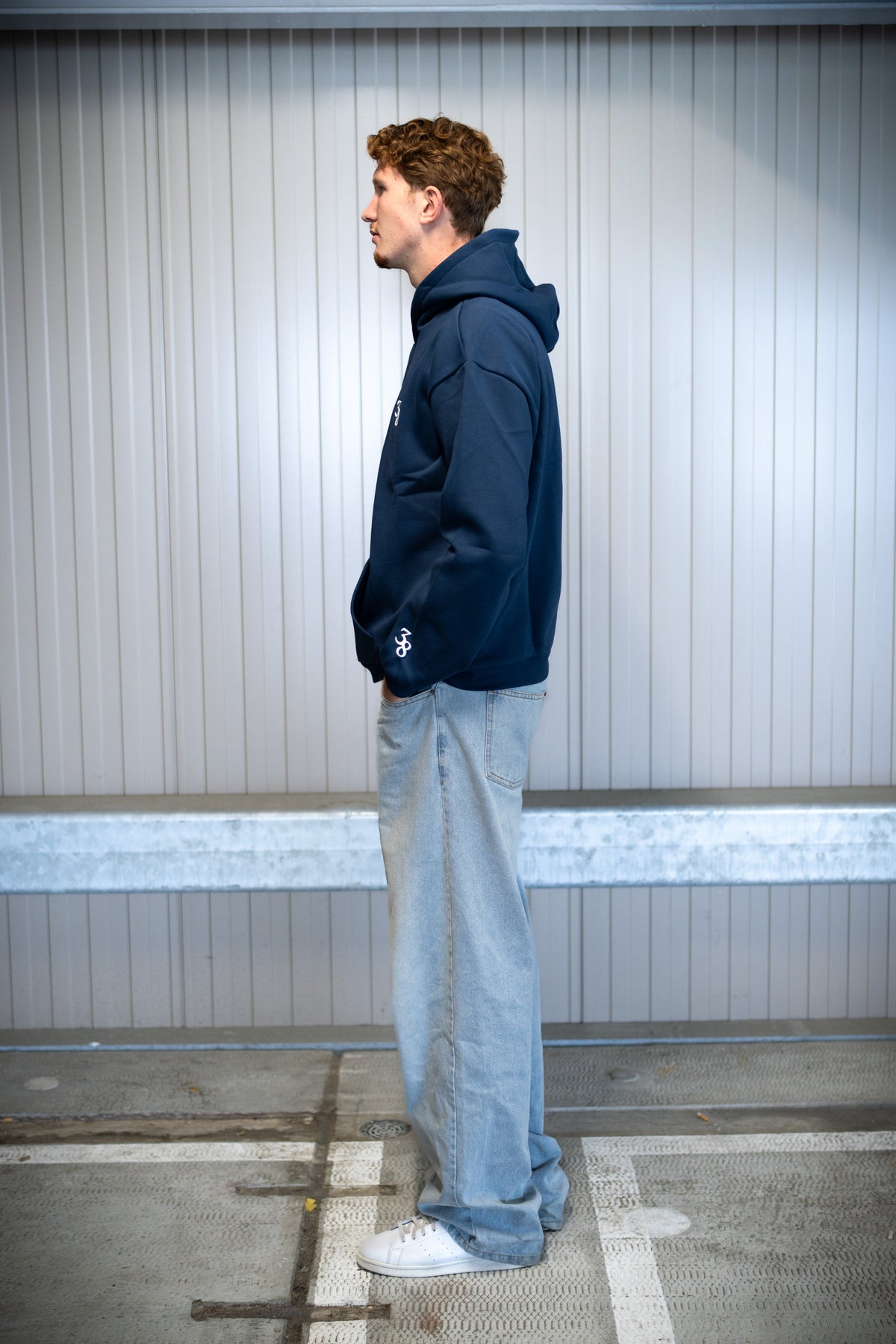 Blauwe Hoodie