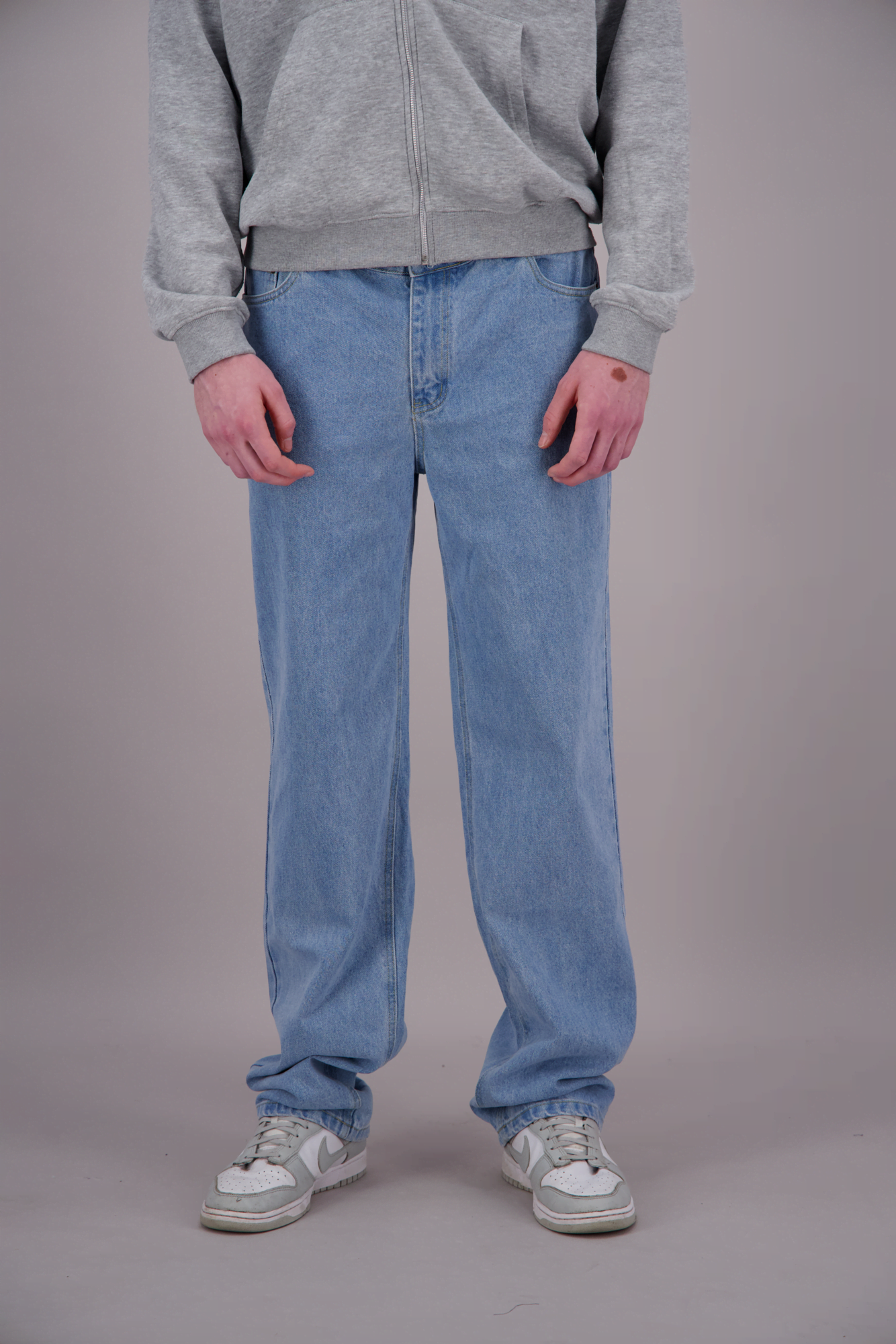 Straight Jeans Blauw